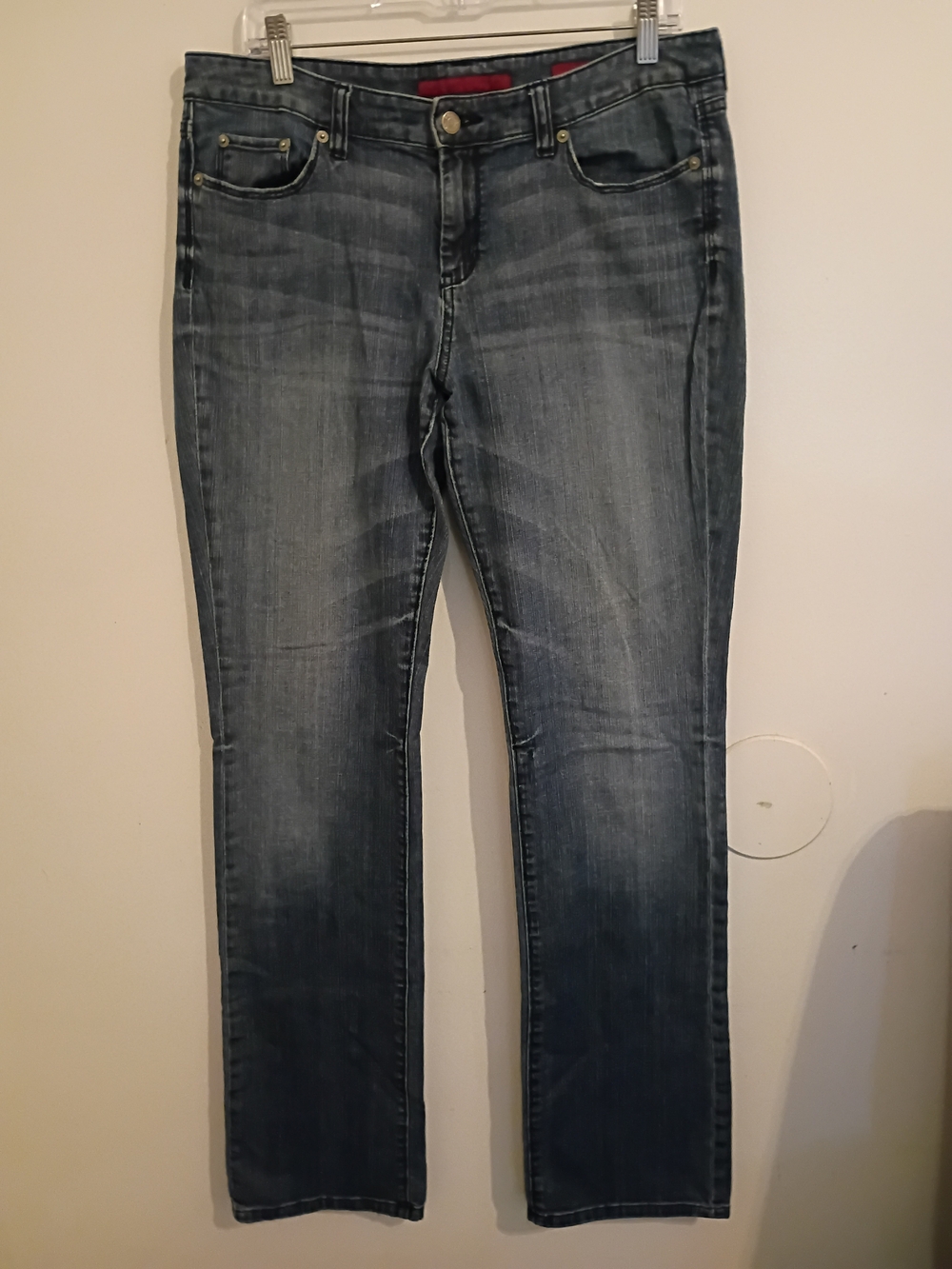Banana Republic Women's Straight-Leg Jeans Limited Edition Whiskerd Sz 32/14L